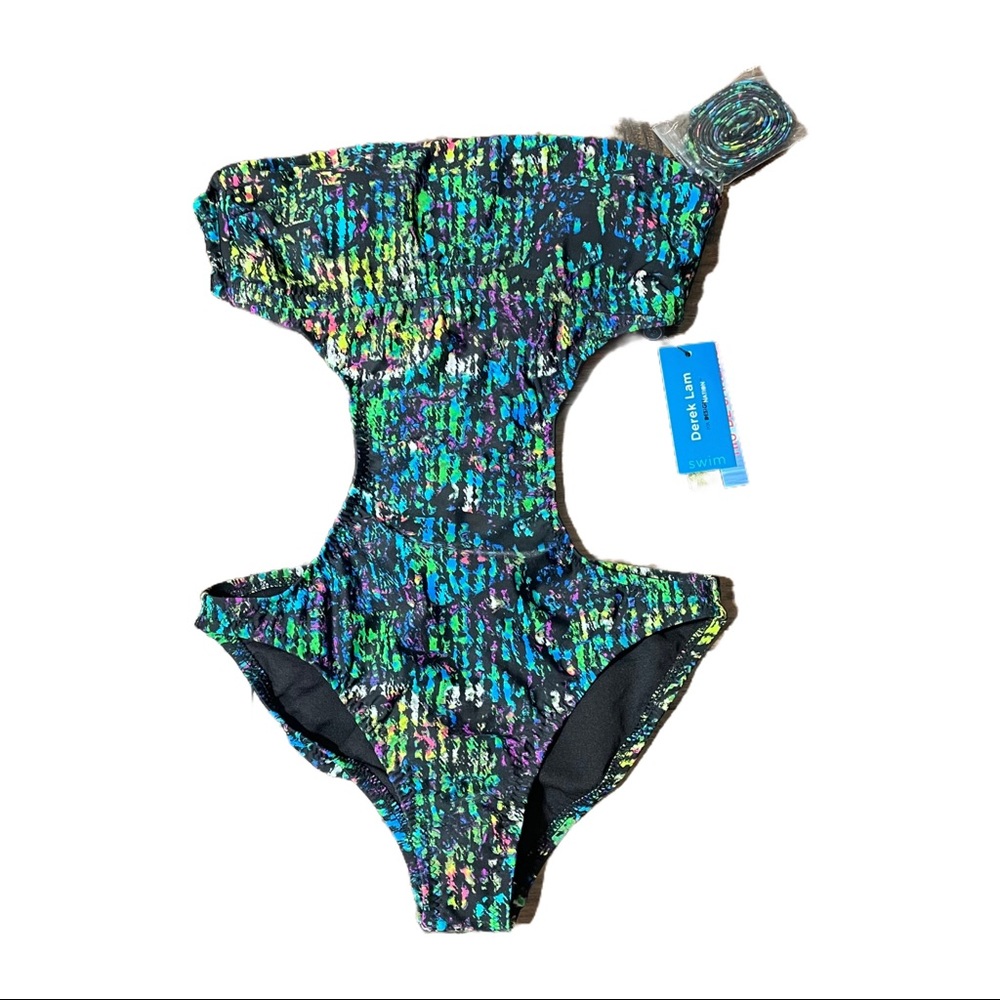 Derek Lam One Piece Nightshade Multi Swimsuit NWT